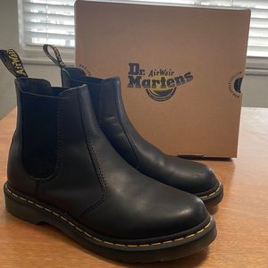 Dr. Martens Women's Chelsea Boot, Black Nappa, 9
